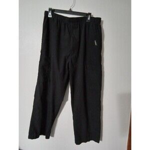 Landau Black Scrub Pants Size Large